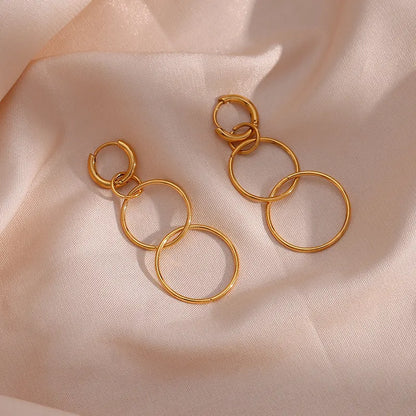 Aretes Doble Círculo Especiales