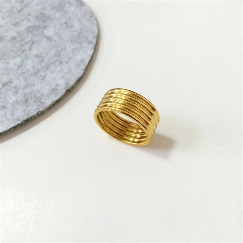 Anillo Dorado 5 Aros