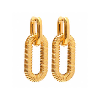 Aretes Par Oval Premium