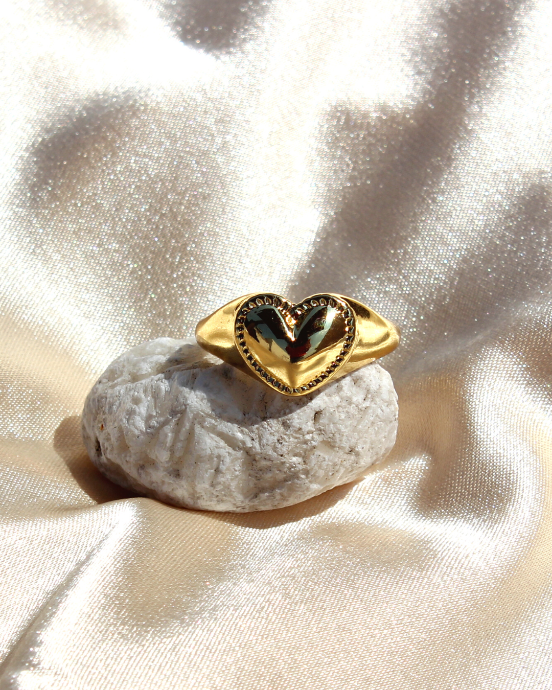 Anillo Corazón Boleado