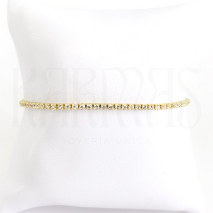 Pulsera Zirconias Blancas